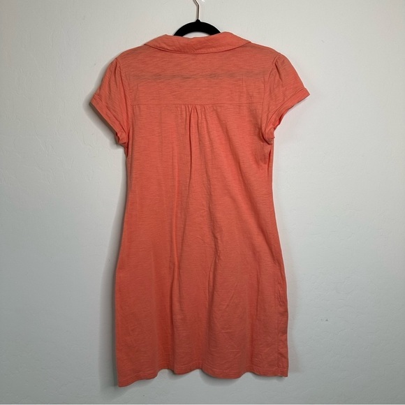 Banana Republic Factory Organic Cotton Lightweight T-shirt Polo Mini Dress - Picture 4 of 7